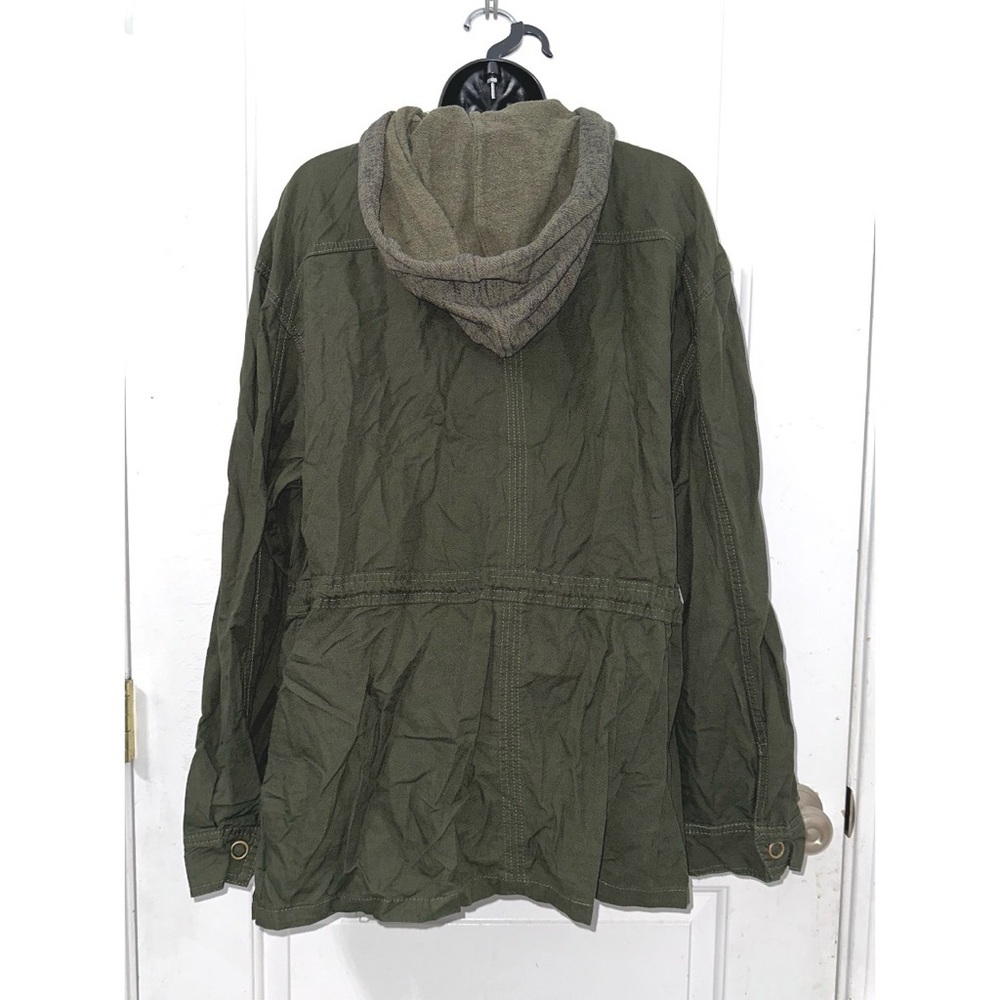Vanity brand olive green utility anorak jacket size 2x NWT - Picture 4 of 6